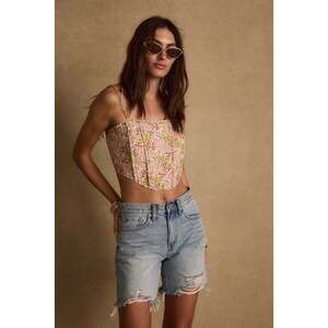 12th Tribe Bay View Floral Corset Top